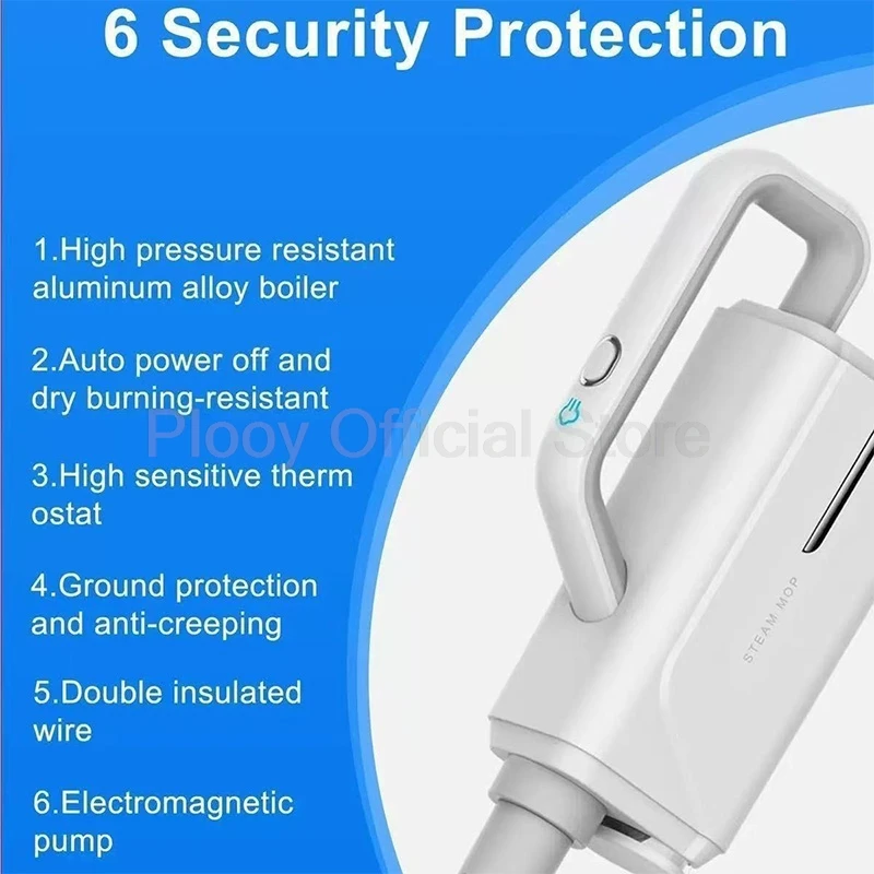 Home Multifunctional Electric Steam Mop High Temperature Floor Cleaner Handheld Steam Cleaner Efficient Sterilization Heating