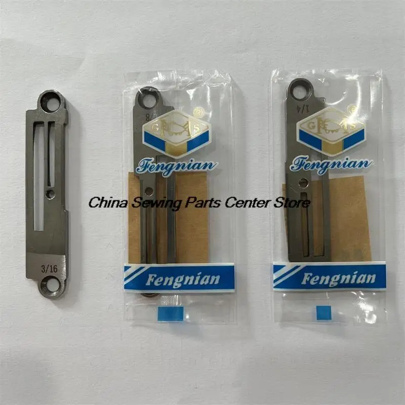 Fengnian Brand DY-359 Needle Plate with Knife 1/8 1/4 3/16 Ne498 Cutting Knife Iron Plate for Synchronous Dy Gc0303 Sewing