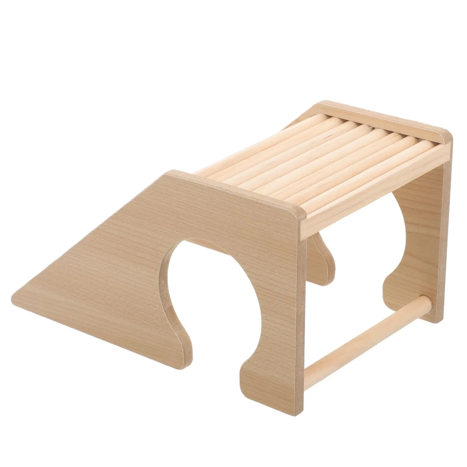 

Mouse Tunnel Toys Hamster Ladder Reptile Wooden Small Pets Hideout