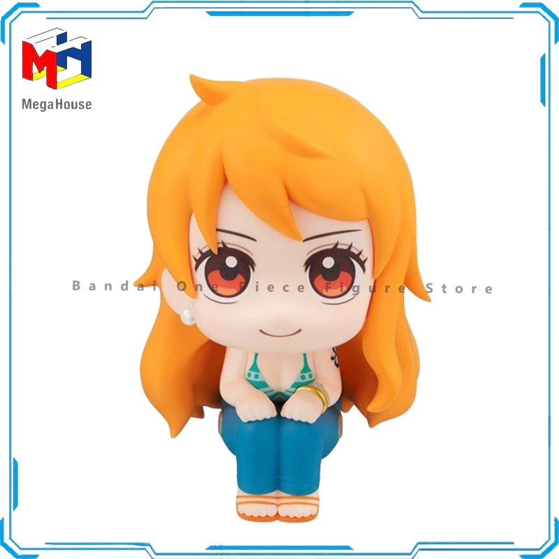 In Stock Original Bandai Look up Nami Mega House Action Figures Animation Toys Gifts Genuine Model Collector Anime Hobby