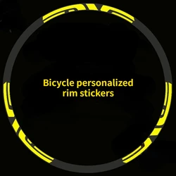 1Set Width 20mm MTB Rim Stickers Cycling Reflective Sticker Road Bike Wheelset Decals 20