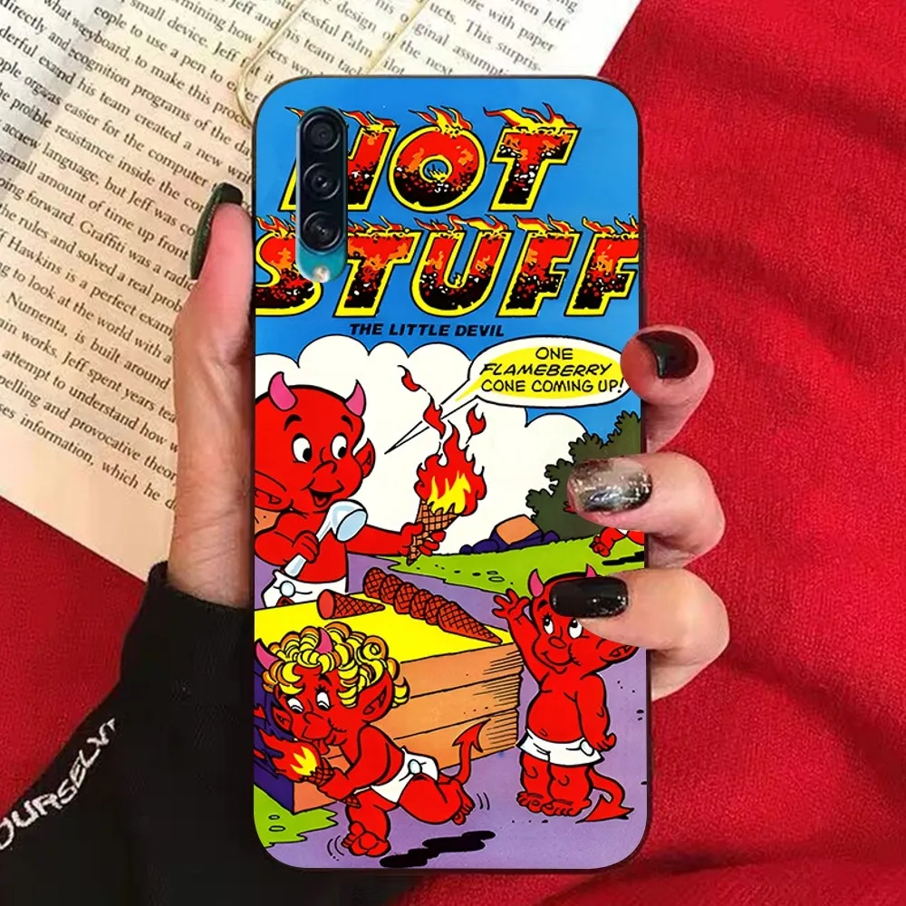 Hot Stuff the Little Devil Phone Case For Samsung A 10 11 12 13 20 21 22 30 31 32 40 51 52 53 70 71 72 73 91 13 shell