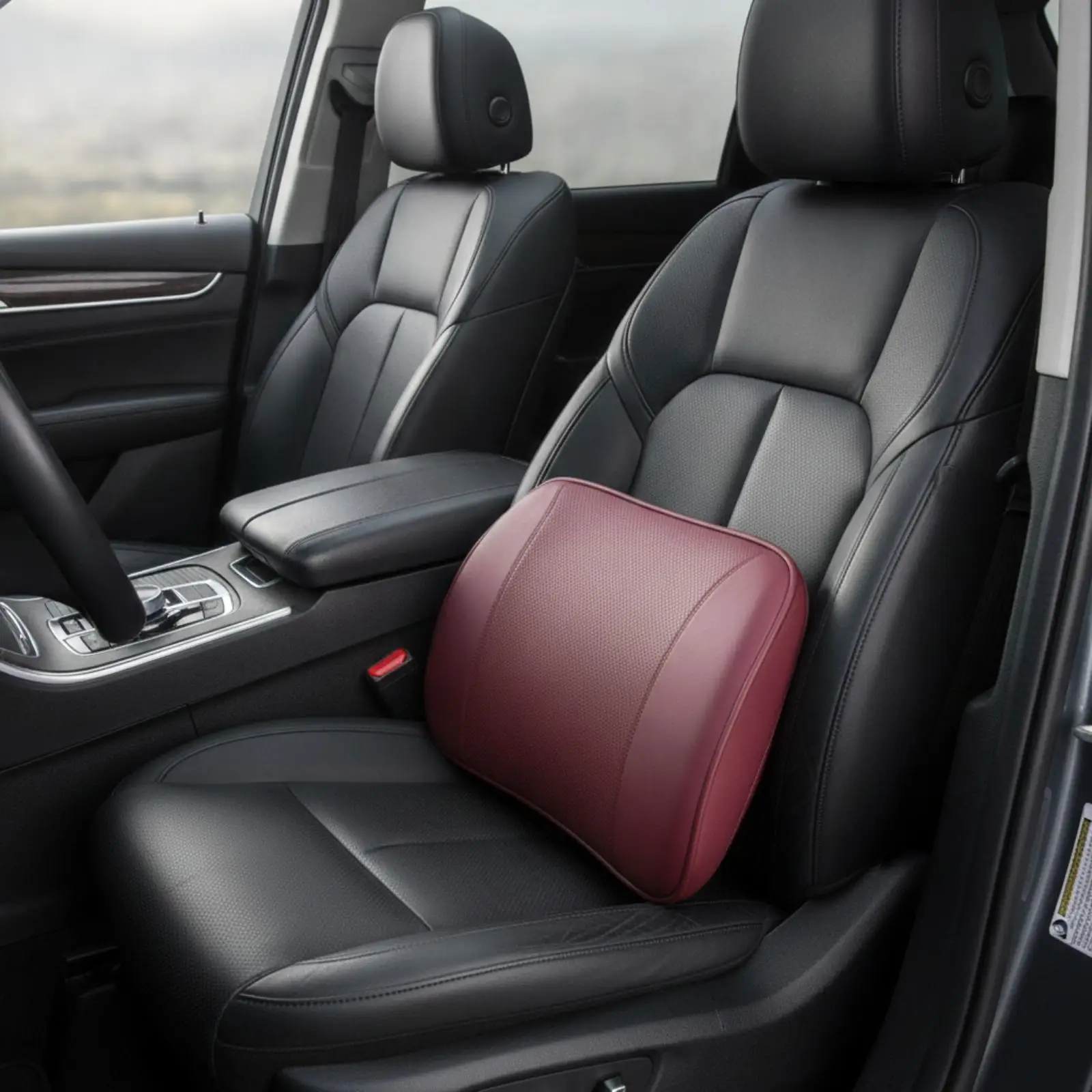 Automotive Support Cushion | Supportive, Breathable, Car Cushion with Memory Foam, for Vehicle Seating