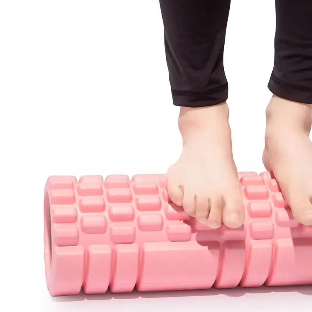 EVA Foam Yoga Foam Massage Roller High Density Gym Tool Yoga Pilates Foam Roller Pink Trigger Point Fitness Yoga Column