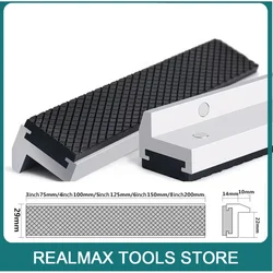 CNC 4/5/6inch Vise Magnetic Protective Cover Universal Soft Vice Jaws Pads Covers Aluminium Alloy+Rubber For Any Metal Vise