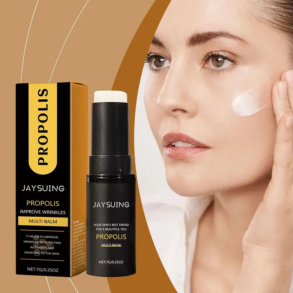 

Anti-Aging Facial Moisturizing Cream Stick 7g Bees Anti-wrinkle Deep Lift Nourish Stick wax Multi-Balm D1K6