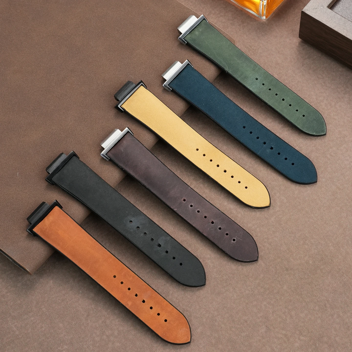 GA2100 GA2110 ดัดแปลงย้อนยุคฟรอสต์สายหนังวัวสำหรับคาสิโอ จีช็อค GA-2100 GA-2110 GM-2100 ซีรีส์ผู้ชายสายนาฬิกาโลหะ BEZEL