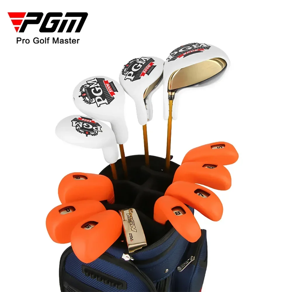 

PGM Golf Club Head Cover Soft Rubber Iron Cover Iron Cover Full Set Of 8 Packs