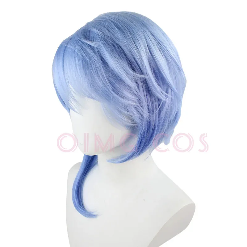 Genshin Impact Kamisato Ayato Parrucca Cosplay Anime Costumi di Halloween per Donne Gioco