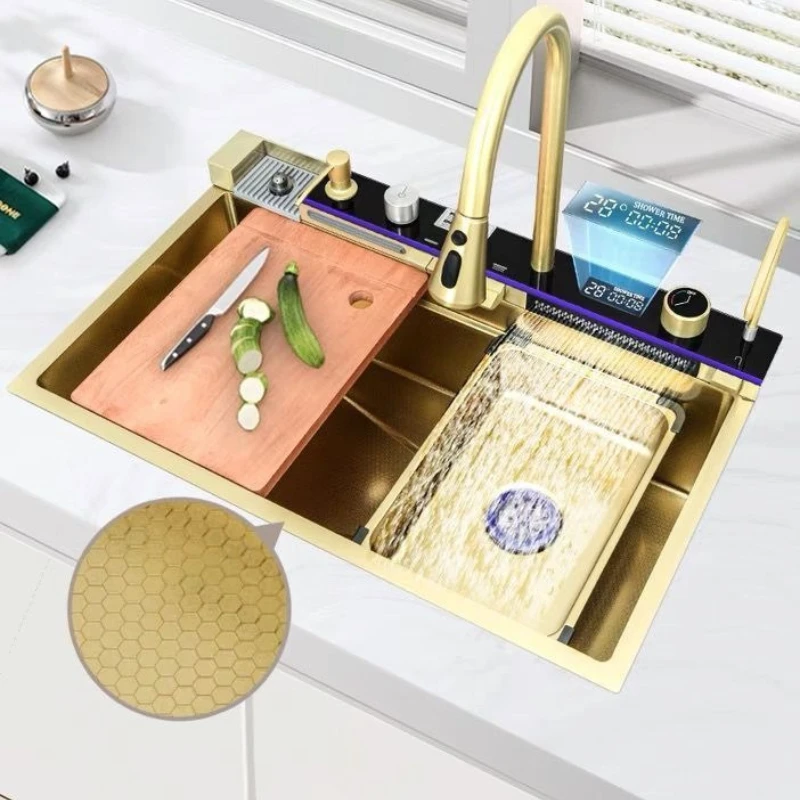 Thickened Kitchen Sinks Stainless Steel Large Capacity Kitchen Sinks Durable Nice Home Improvement Lavelli Da Cucina ZY40SC