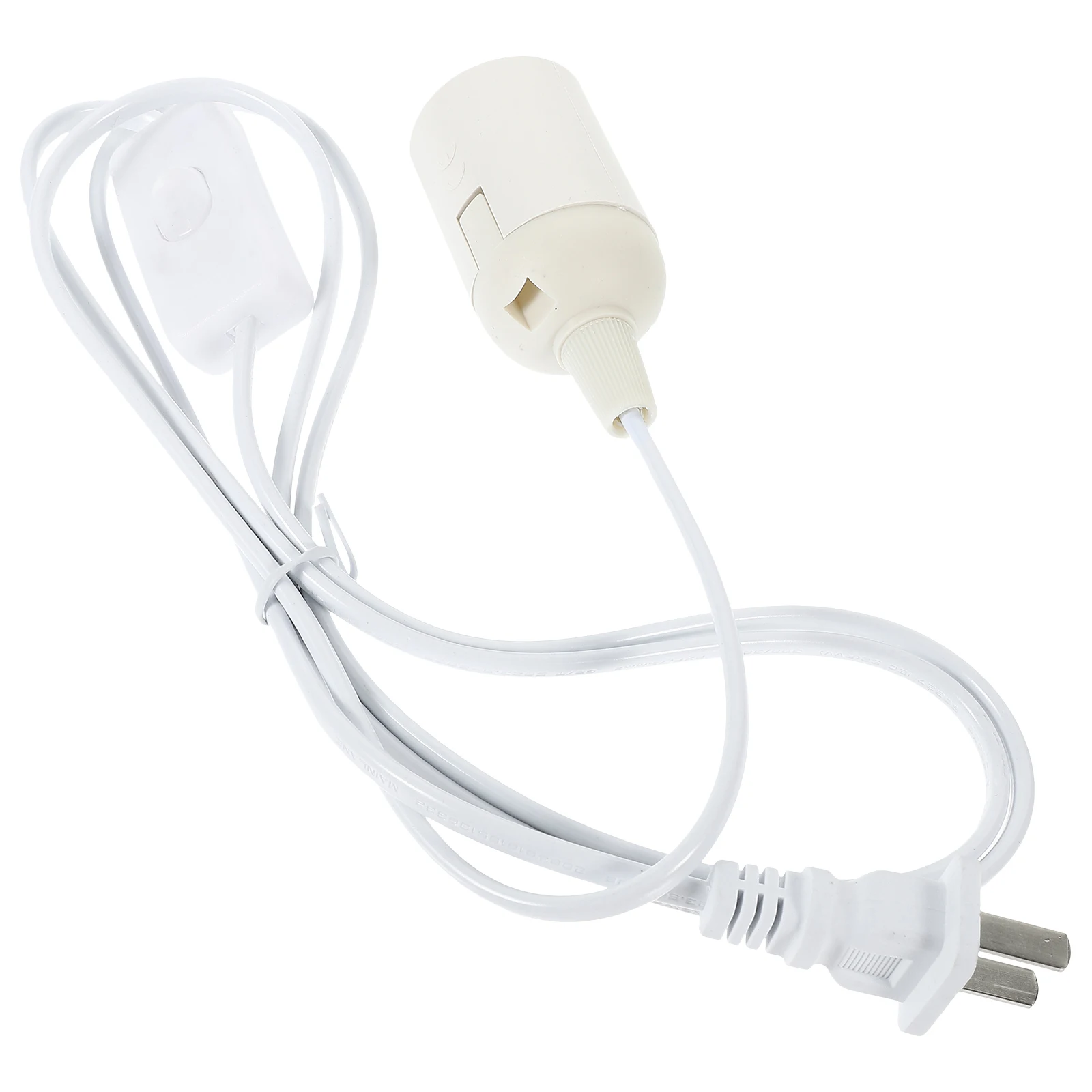 

Lamp Cord with Switch Light Socket Adjustable Length Hanging Pendant Lamp Cord Socket Us Plug Durable ABS Material for DIY