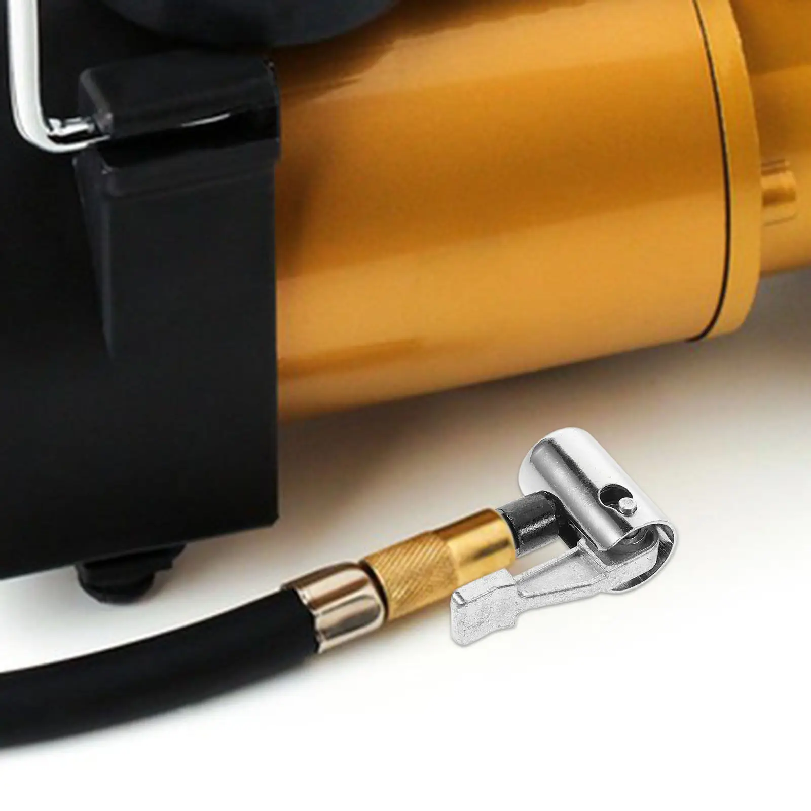 Metal Lock Air Chuck Inflator Hose Adapter Locking Design for Car Tire Pump and Portable Air Compressor Car Tire