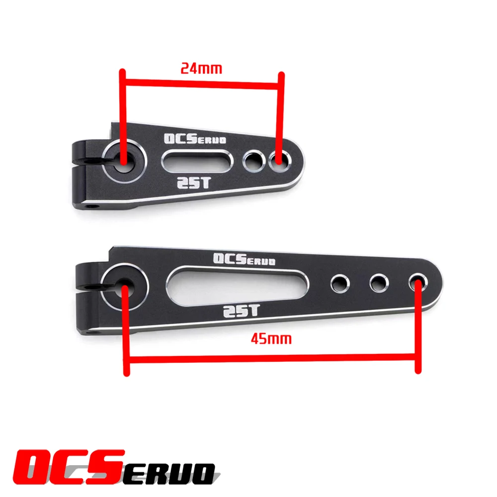 OCS-D2507 OCServo 8.4V 0.07Sec 25kg.cm Servo de engranajes de acero sin escobillas de alta velocidad de perfil bajo