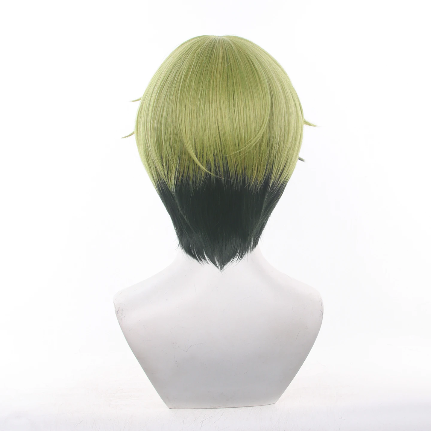 Naoya Zenin Cosplay Perücke JJK Jujutsu Kaisen Anime Kurzes grün-schwarzes Haar Hitzebeständige Faser + Gratis Ohrringe für Damen Herren Hallo – Detail 5