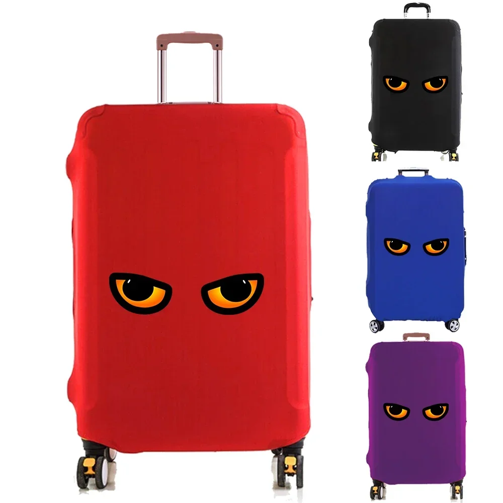 Luggage Cover Suitcase Protector Thicken Elasticity Dust Cover Anti-Scratch 18-32 Inch Trolley Travel Accessories Yellow Glasses