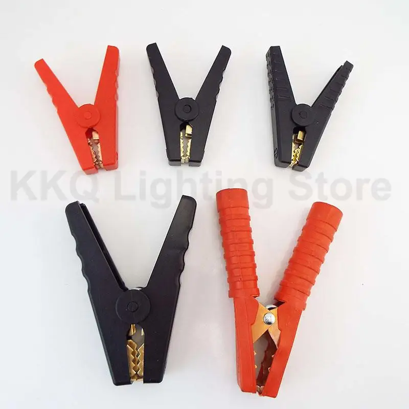 100A 150A 300A Electrical Crocodile Alligator Car Battery Insulated Clip Connector Handle Test Clip For Electric Project k5