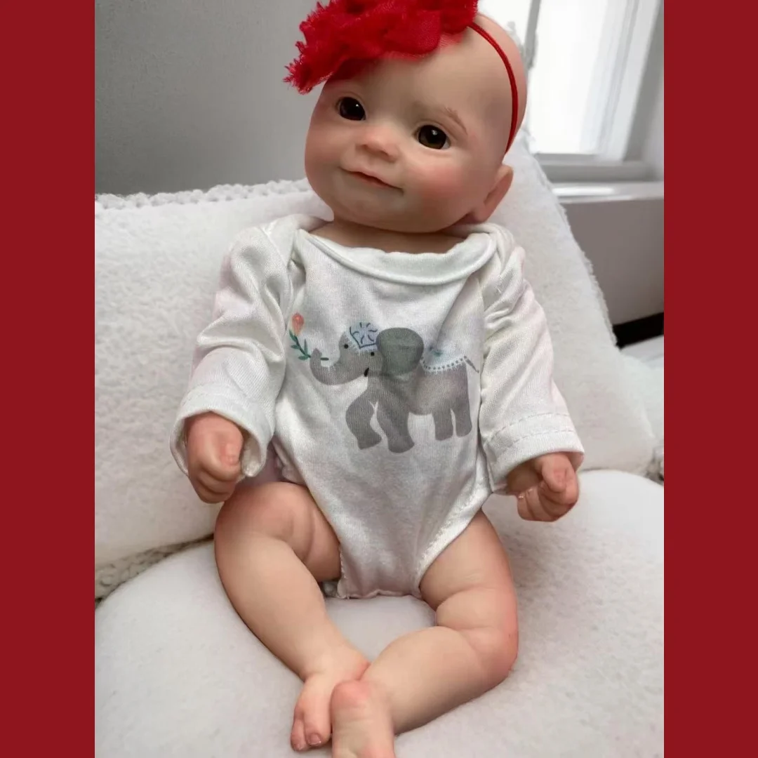 10 Polegada/25cm boca aberta 2 estilos de silicone sólido lavável bebe reborn meninas 3d pintado pele toque macio boneca recém-nascido melhor presente