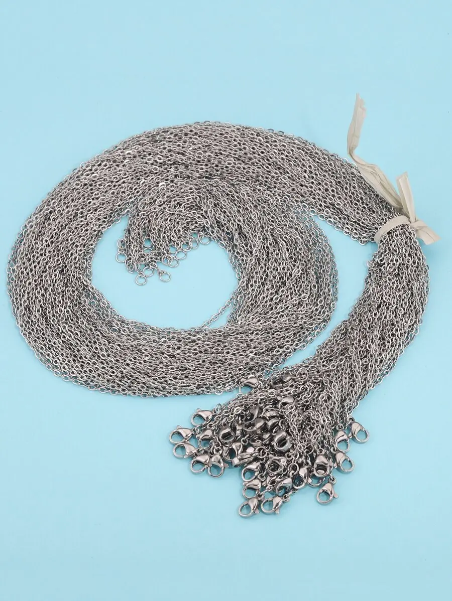 

50pcs Minimalist Chain Necklaces For Adults