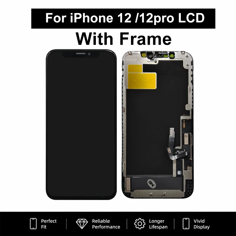 OLED 12 LCD For iPhone 12 Mini Screen Touch Screen Digitizer INCELL For iPhone 12 Pro LCD 12 Pro Max Display Replacement Parts