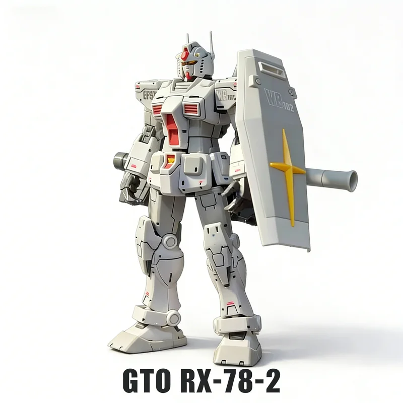 

1/144 GTO RX-78-2 Series Action Figure Mecha Warrior Toy Desktop Decore Assembly Model High Detail Plastic Model Garage Kit Gift