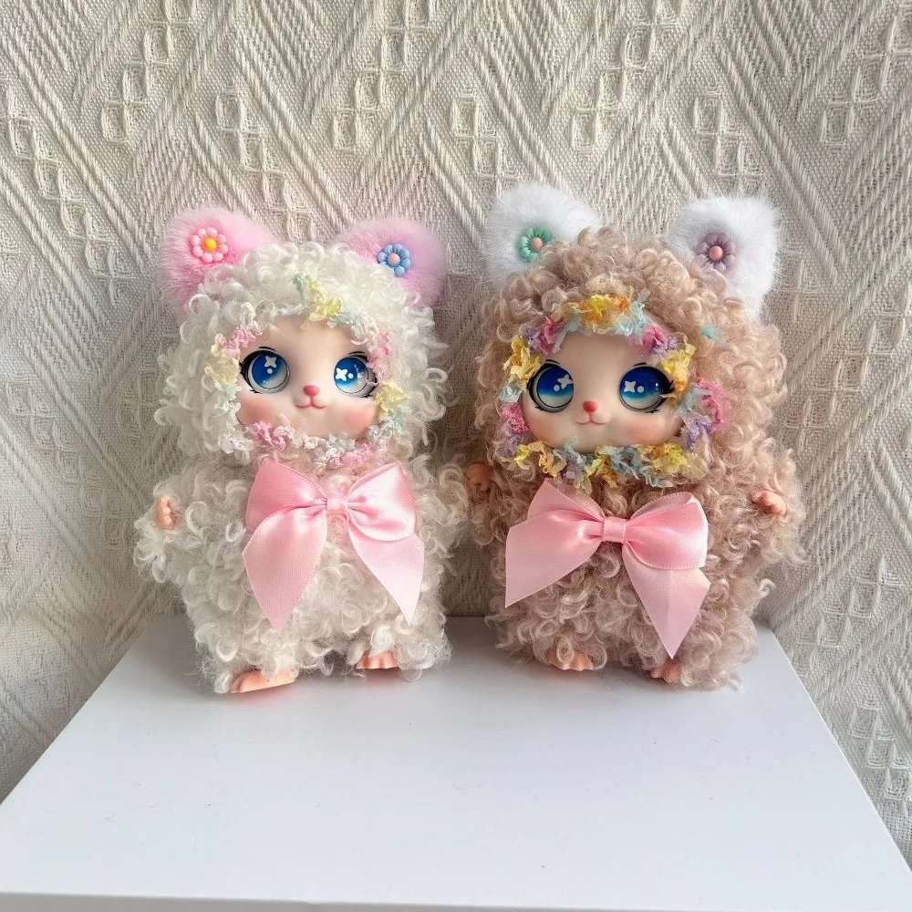 Creative Fluffy Pendant Decorations Cute Bear Keychain Kawaii Hanging Ornaments Bag Charm Home Decoration