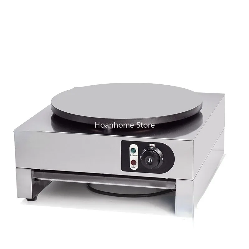 

Single Head Electric-Heating Crepe Maker Commercial Pancake Rolled with Crisp Fritter Machine Non-Stick Pan Pancake Machine