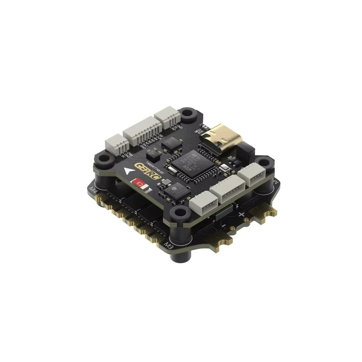 TAKER F745 BT 8-bitowy 60A Stack 4w1 ESC 512MB Black Box Analiza Danych Rejestracja Lotu Barometr Podwójny Żyroskop Wyścigowy FPV Dron