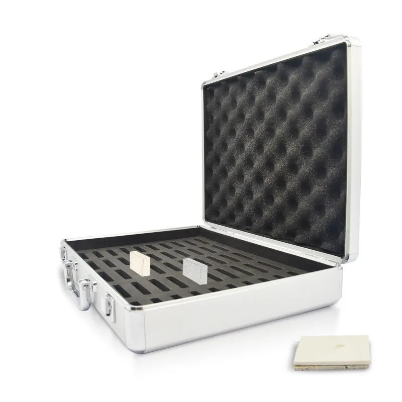 High Quality Portable Aluminium Display Exhibition Case for Tile Stone Legal Briefs Modern Style with Granite Quartz Sample Box