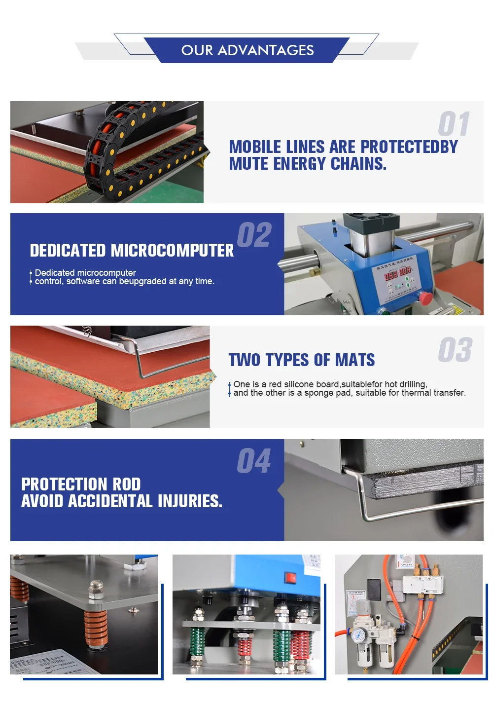 Sublimation iron 60x80 Thermal press for printing stone heat press machine