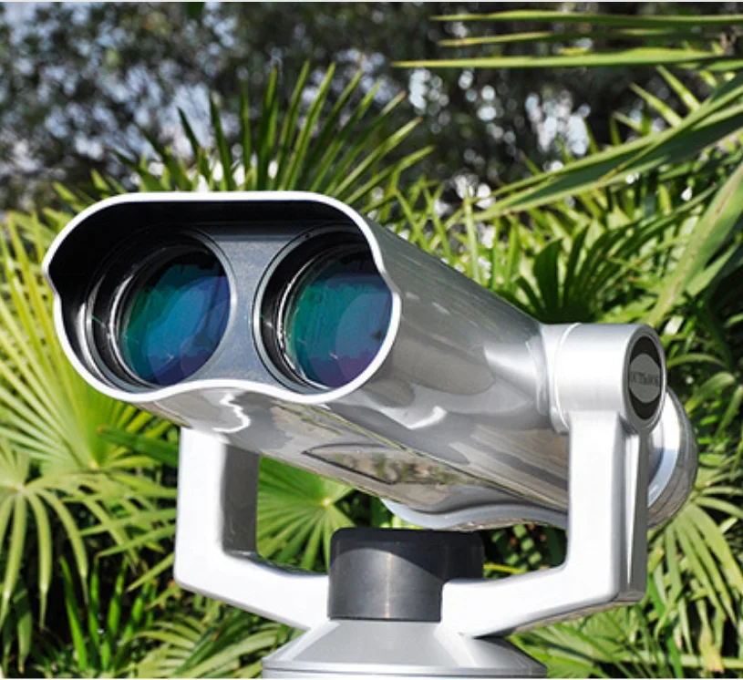 25-40x100 High Resolution BAK4 Prism Metal Binoculars Large 100m Optical Objective Lens High Magnification Coin Telescope