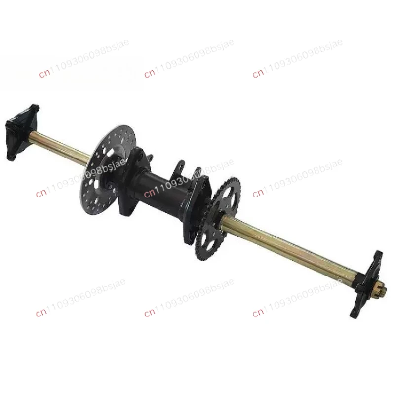 Three-wheeled motorcycle modified four-wheeled kart beach car rear axle suspension rear axle lengthened rear flat fork 81cm long