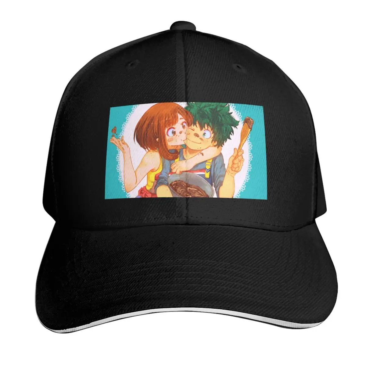 

Uraraka & Deku Love - MHA BNHA Class 1A Baseball Cap Thermal Visor Golf Cap Funny hats Wild Ball Hat Women's Hats Men's