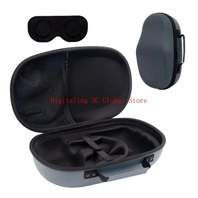 헤드셋 용 휴대용 EVA 하드 쉘 케이스 액세서리 방수 여행 가방 조절 가능한 보관 백