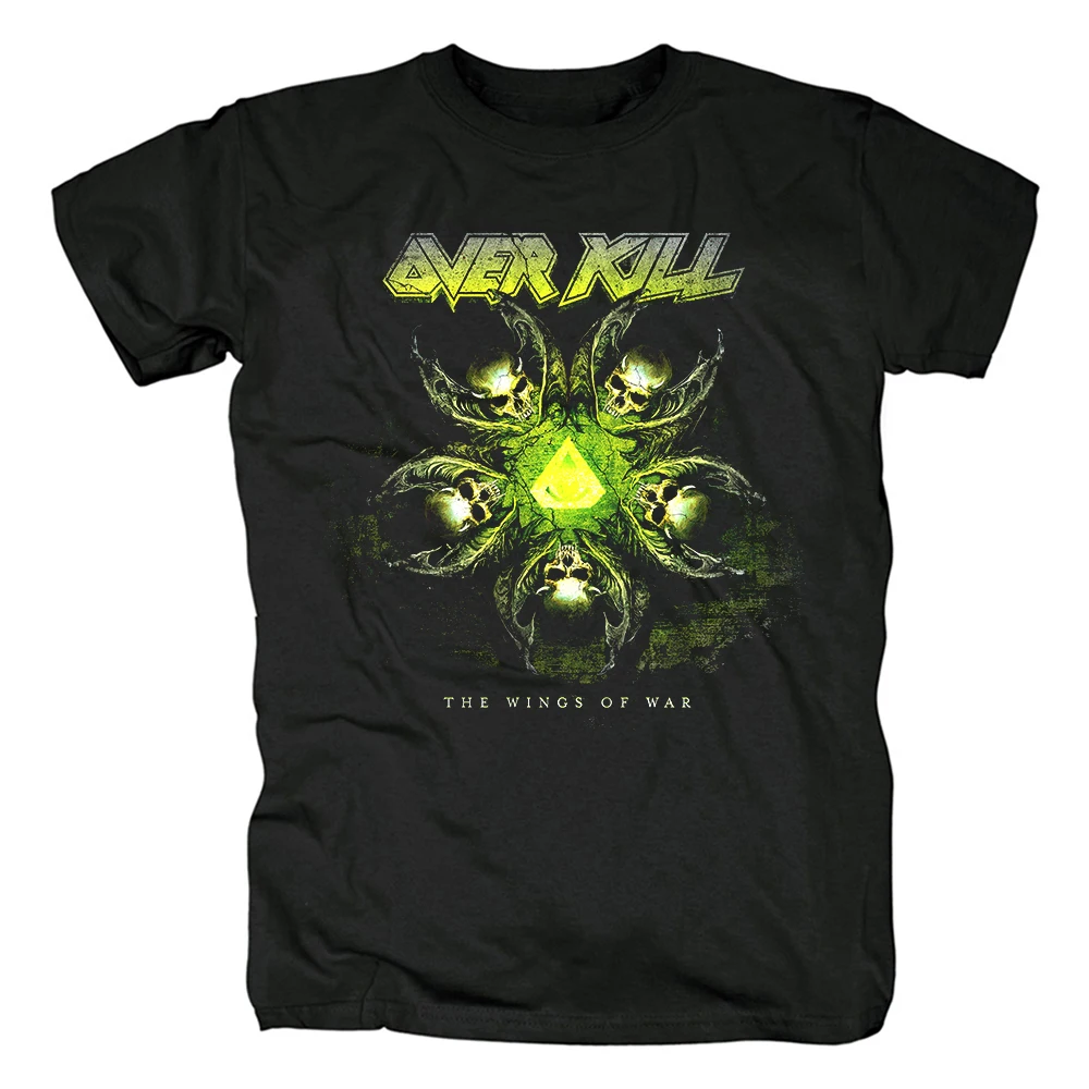 Overkill White Devil Armory American Thrash Metal Hip Hop Streetwear Cotton T Shirt Men Casual Short Sleeve Tees Tops