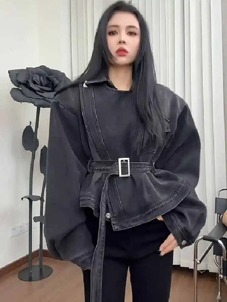 

Women Christmas Red Coat Jacket Korean Woolen Overcoat Fashion Vintage Outerwear Warm New in Coats & Jackets Winter Autumn 2025