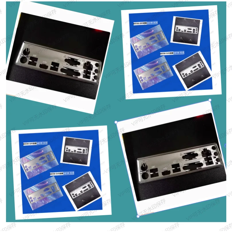 Placa trasera Original IO I/O Shield, soporte Blende para MSI B85M E45 H87M E35 B85M H81M ECO