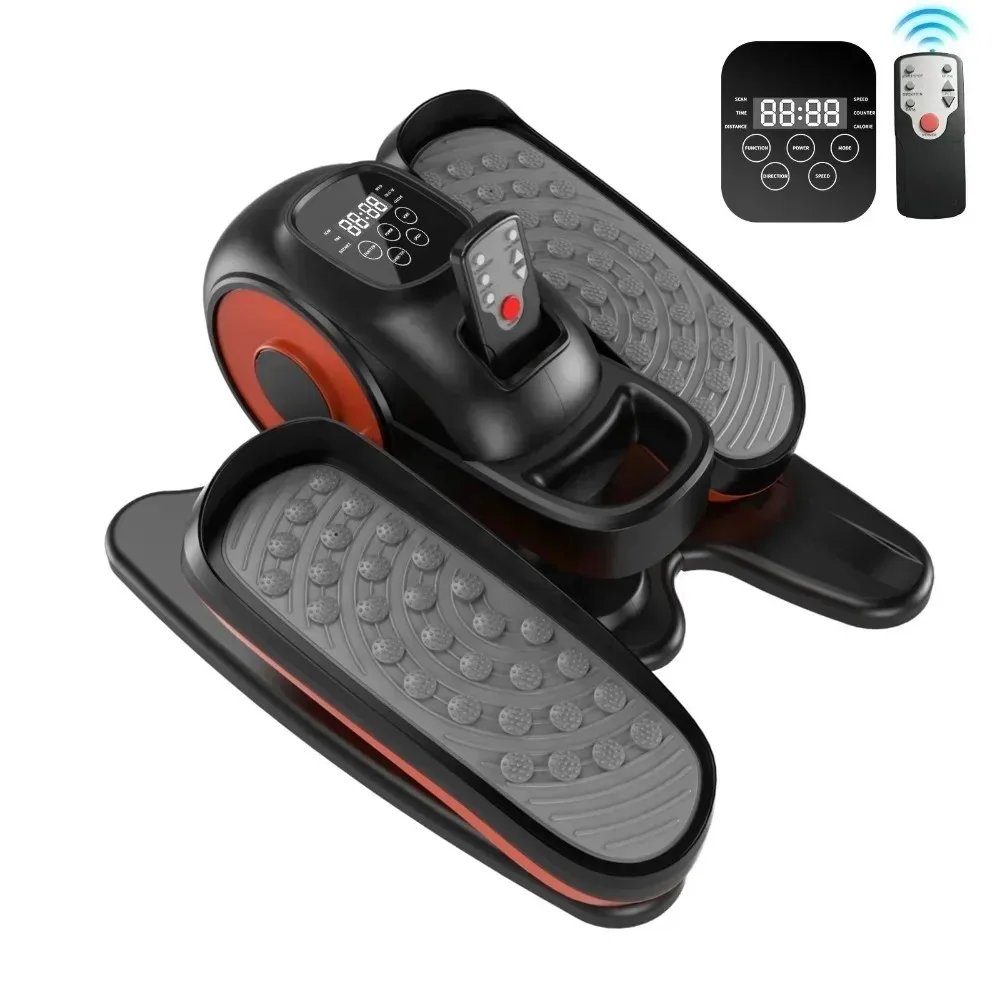 

Under Desk Elliptical Machine, Electric Seated Pedal Exerciser, Mini Elliptical Machines , LCD Display Leg Exerciser for Home