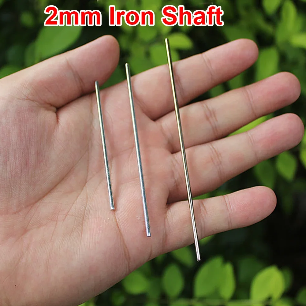 5PCS Mini 2MM Iron Shaft Toy Car Axle Srive Shaft Sleeve 60/80/100/130mm Length Toy Car Boat