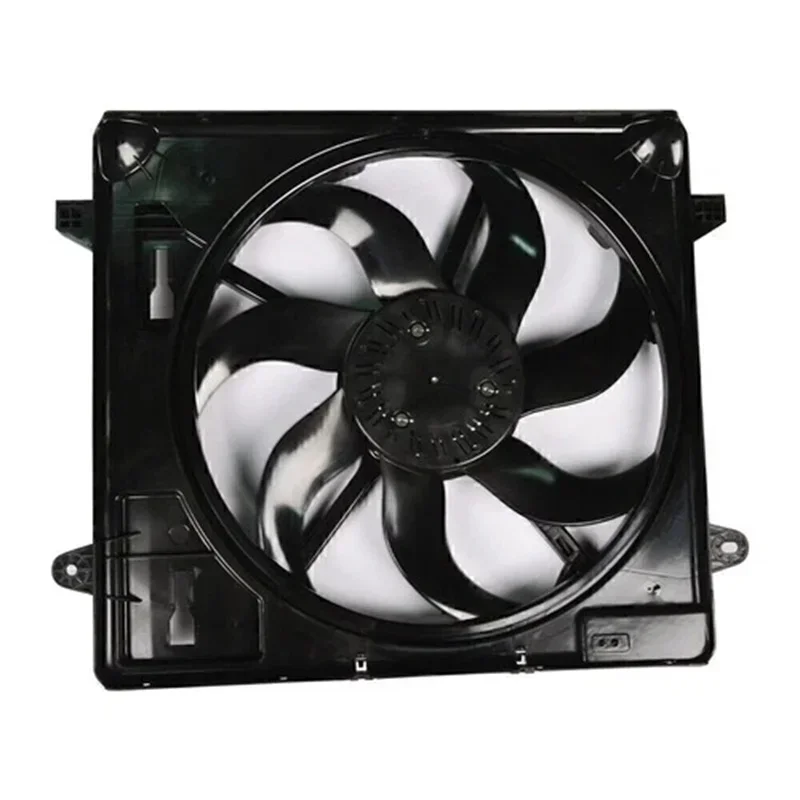 Conjunto de ventilador de refrigeración del radiador Compatible con Wrangler 2012-2017 reemplaza 68143894AB