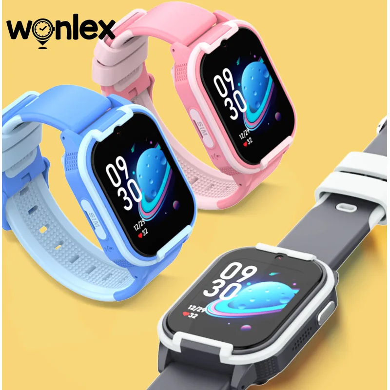 Wonlex CT24 Kids Smart Watch 4G Video Call GPS Location Heart Rate Monitoring Blood Oxygen Monitoring Camera Children Smartwatch