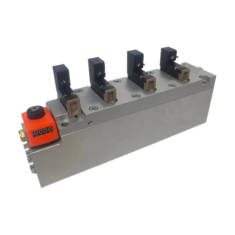 NORGREN 4 VALVE BLOCK AVSP-L-4V00 Suitable for the use in stretch blow moulding machines