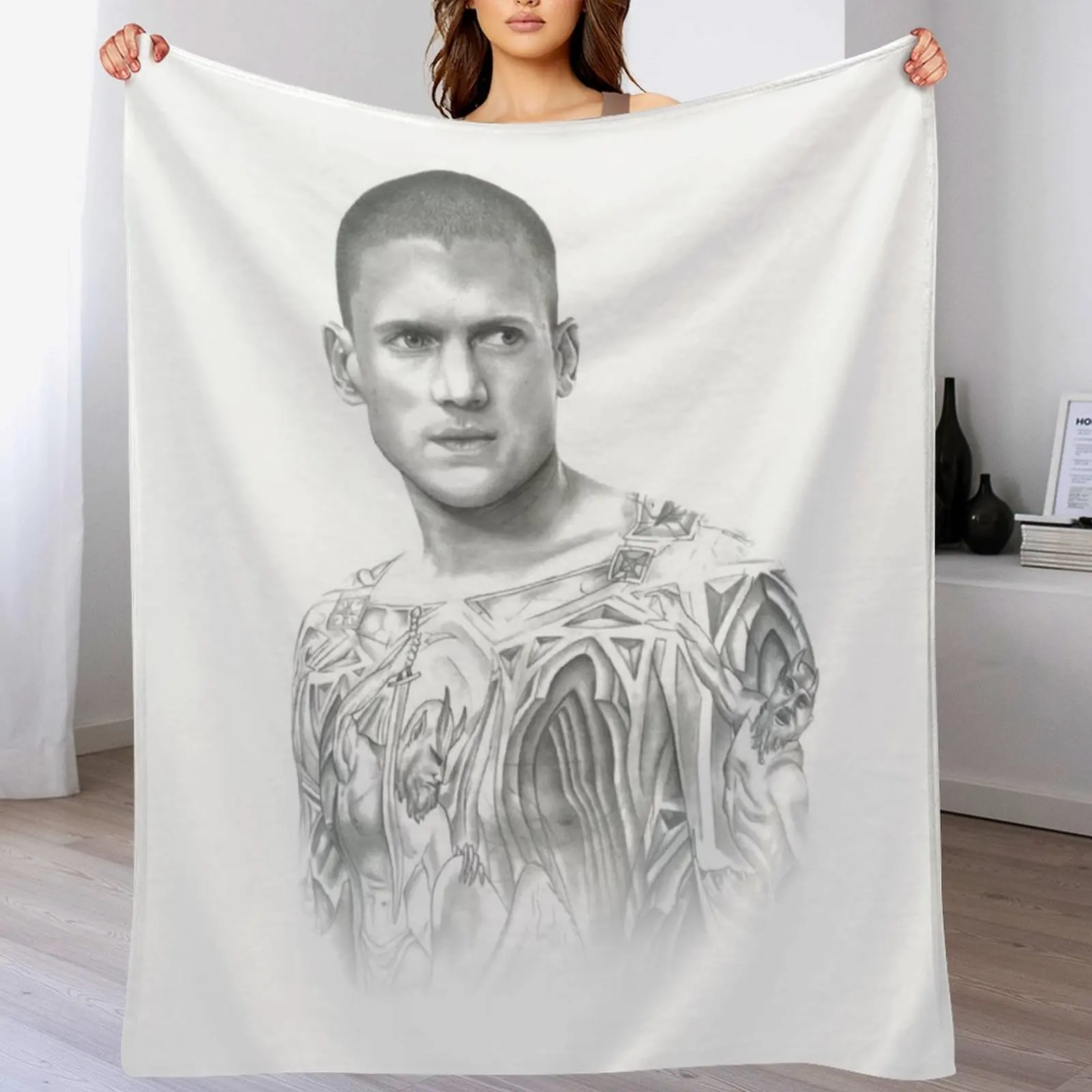 

Michael Scofield, Prison Break fan-art Throw Blanket decorative For Sofa Thin Beach christmas decoration Blankets