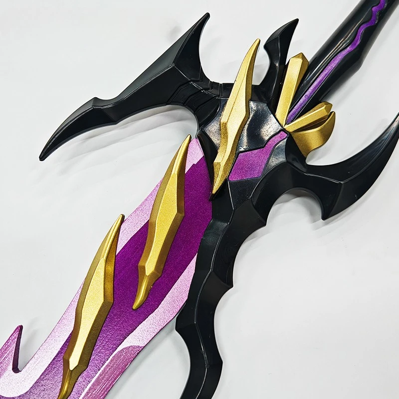 76 cm/29,92 Zoll Solo Nivellierung Schwert Antares Zähne Modell Requisiten Mittelalterliche Holz Anime Peripheriegeräte Cosplay Freund Geschenk Display Spielzeug