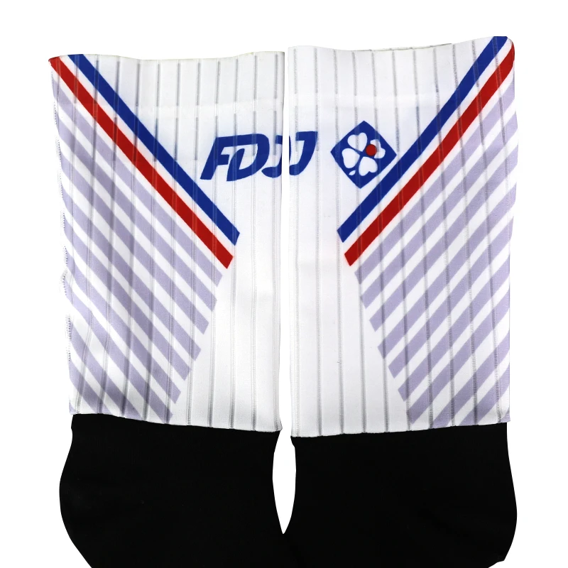 Pro Bike Anti Team Aero Chaussettes, Chaussettes de course en plein air, Chaussettes de cyclisme sans couture, Chaussettes coordonnantes pour la route