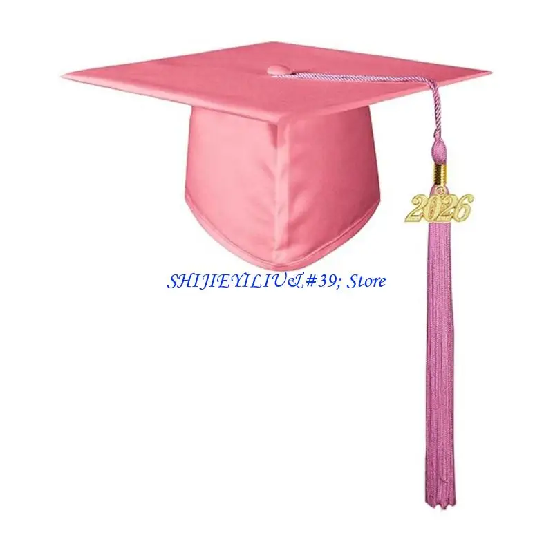 E21F Adult Ceremony Graduation Hat 2026 Comfortable Breathable Lightweight Cloth
