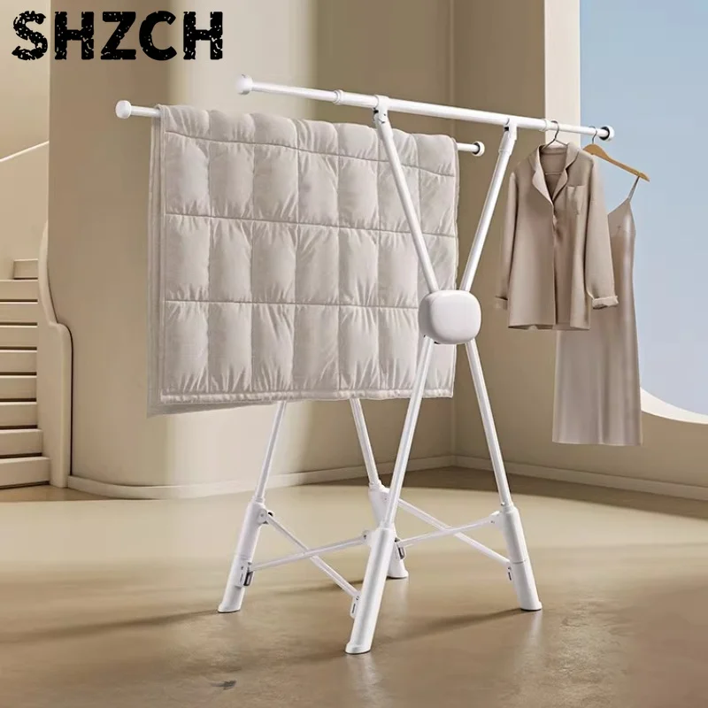 Foldable Drying Rack Space Saving Laundry Helper for Small Apartments Quilt/Clothes Drying System Home Garment Care Solution