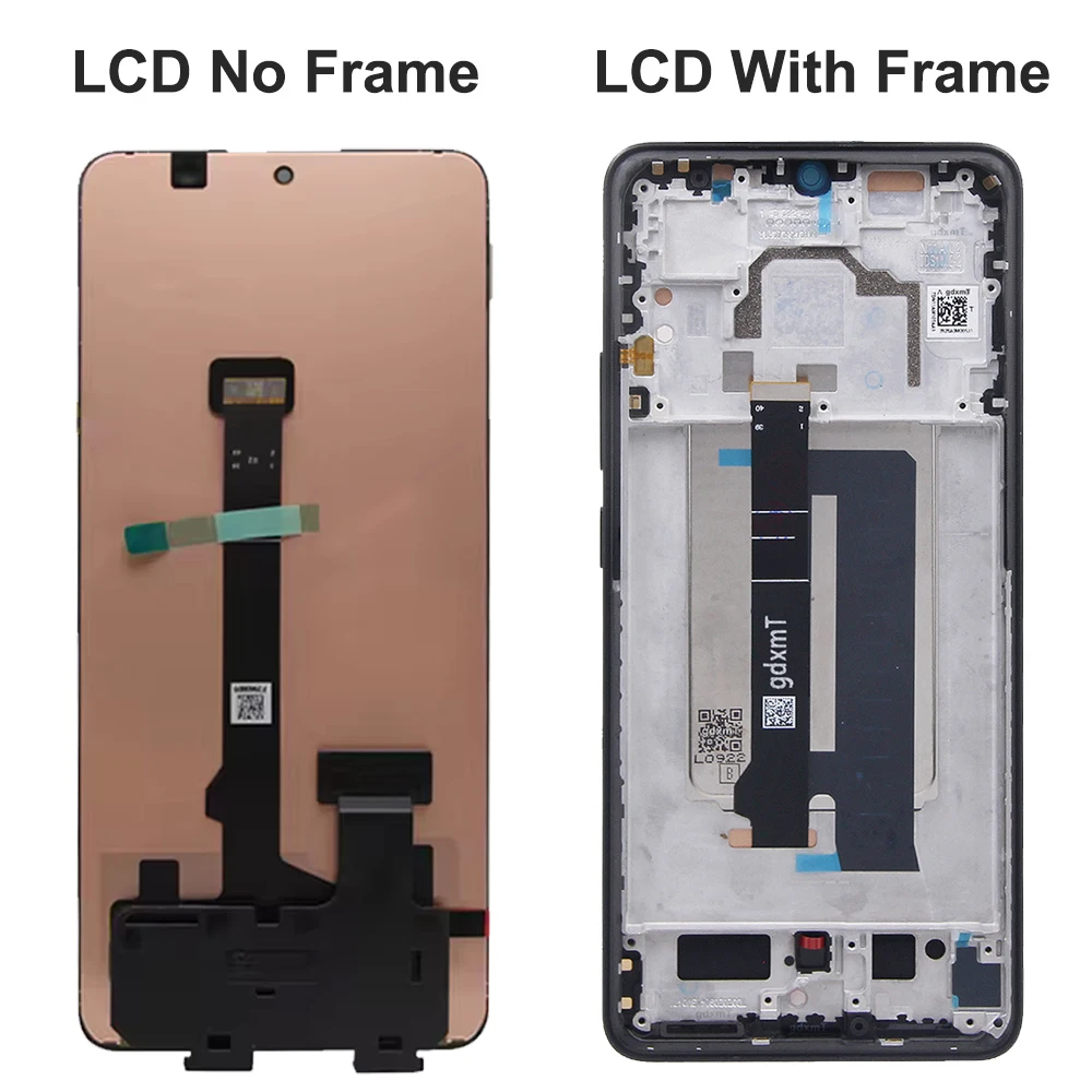 Poco X6 Pro Screen Replacement for Xiaomi Poco X6 Pro 2311DRK48G 2311DRK48I Lcd Display Digital Touch Screen with Frame