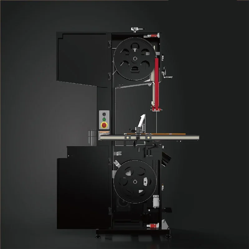Woodworking Band Saw, Nickel-Plated Rust-Resistant Woodworking Cutting Machine, Precision Curved Saw, Heavy-Duty Sol(Customized)