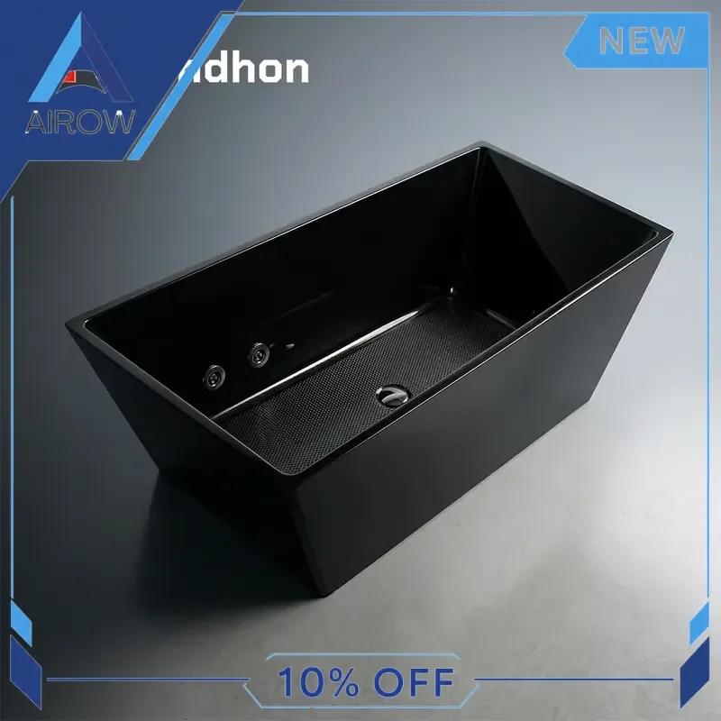 for Black Ice Bath Tub Acrylic High Insulation Portable Cold Plunge Pool for Home Gym Recovery Fitness Athletes Wellness