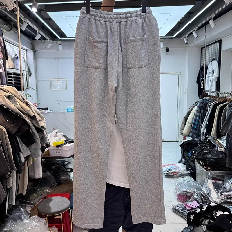 Multi Floral Embroidery Logo Lost Shdws sweatpants Black Gray Jogger Trousers Men Women High Quality Casual Drawstring Pants Gym